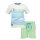 Blue Seven Sommer Set Urlaub T-Shirt Shorts Bermuda weiß grün