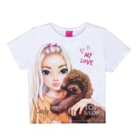 TOPModel T-Shirt Kurzshirt Candy bright white