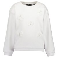 Blue Seven Mädchen Sweatshirt Schmetterlinge weiß