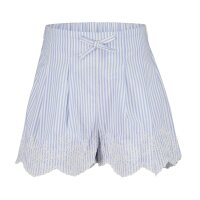 Blue Seven Mädchen Shorts kurze Hose Lochspitze blau...