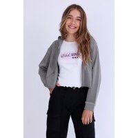 Blue Seven Mädchen Ripp T-Shirt Rebel SOUL weiß