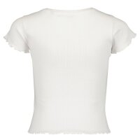 Blue Seven Mädchen Ripp T-Shirt Doppelpack weiß rosa