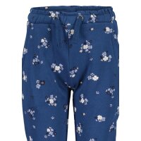 Blue Seven Mädchen Hose Blumen Jogginghose Freizeithose blau