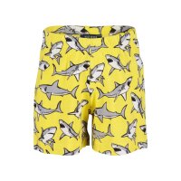 Blue Seven Jungen Shorty Hai Schlafanzug Pyjama kurz grün gelb