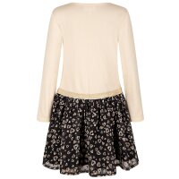 Happy girls Kleid wild ones Langarm Katze Herzen  beige