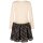 Happy girls Kleid wild ones Langarm Katze Herzen  beige