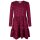Happy girls Kleid Herzen bunt Langarm Rockteil gestuft berry