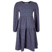 Happy girls Kleid Miniherzen rot weiß Langarm jeans...