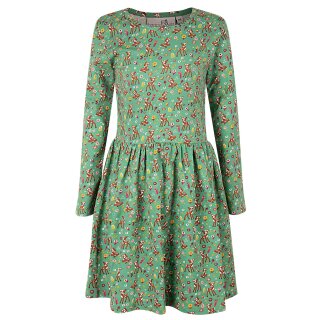 Happy girls Kleid Rehkitz Langarm green