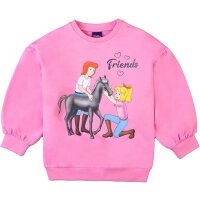 Bibi und Tina Mädchen Sweatshirt Fohlen rosebloom