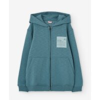 Losan Jungen Sweatjacke Jacke angeraut grün blau