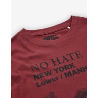 Losan Jungen Langarmshirt no hate dark red
