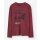 Losan Jungen Langarmshirt no hate dark red