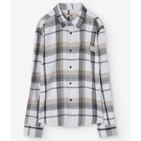 Losan Jungen Hemd Langarm Flanel kariert ecru