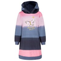 Happy girls Sweatkleid Schmetterling Kapuze Langarm blau...