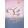 Happy girls Sweatkleid Schmetterling Kapuze Langarm blau rosa
