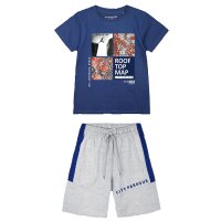 ENERGIERS Jungen Sommerset blau grey melange Gr. 116