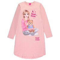 TOPModel Sasha Nachthemd Teddy Langarm silver pink