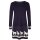 Happy Girls Kleid Langarm Strickkleid Einhorn Herz navy