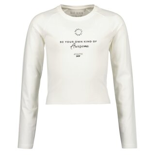 Blue seven Mädchen Langarmshirt Awesome offwhite