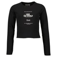 Blue seven Mädchen Langarmshirt RUN schwarz