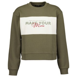 Blue Seven Mädchen Sweatshirt Move Pullover teegrün