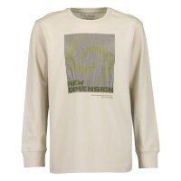 Blue Seven Jungen Langarmshirt new dimension kieselbeige