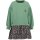 Blue Seven Mädchen Sweatkleid Blümchen Kleid Langarm grün