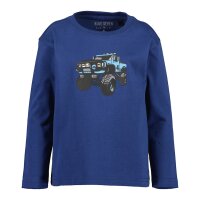Blue Seven Jungen Langarmshirt 2er Pack Ringel dunkelblau Truck