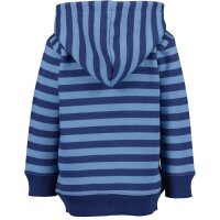 Blue Seven Jungen Sweatjacke Jacke Kapuze ringel dunkelblau