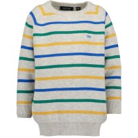 Blue Seven Jungen Pullover Strickpullover nebelgrau Ringel