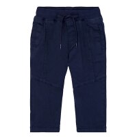 BÒBOLI Hose Gabardine gefüttert marine blau