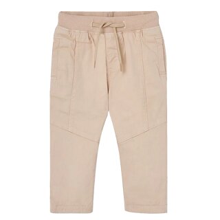 BÒBOLI Hose Gabardine gefüttert lein beige