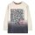 BÒBOLI Jungen Langarmshirt T-Shirt Langarm Schriftblock creme