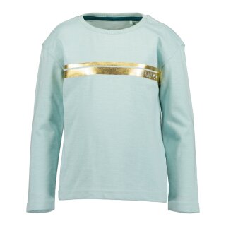Blue Seven Mädchen Langarmshirt Goldstreif gletscher grün