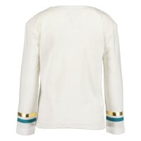 Blue Seven Mädchen Langarmshirt Happy off-white