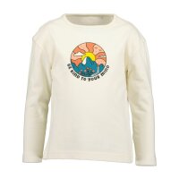 Blue Seven Mädchen Langarmshirt be kind off-white