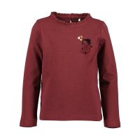 Blue Seven Mädchen Langarmshirt Mädchen burgund