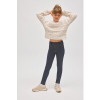 Ysabel Mora warme Thermo Leggings Taschen Jeanslook marino jeans