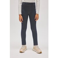 Ysabel Mora warme Thermo Leggings Taschen Jeanslook marino jeans