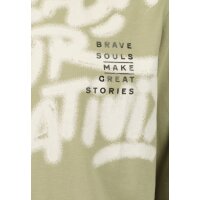 Blue Seven Jungen Langarmshirt brave souls teegrün
