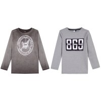 3 Pommes Jungen 2er Langarmshirt Gr. 104