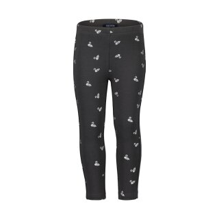 Blue Seven Sweat Leggings anthrazit Motiv Schwan