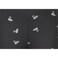 Blue Seven Sweat Leggings anthrazit Motiv Schwan