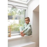 Feetje Jungen Schlafanzug Pyjama lang Waffel grün