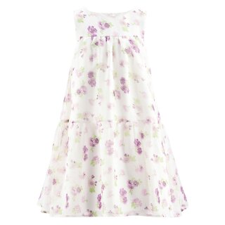 Happy girls Sommerkleid Blumen ärmellos purple