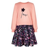Happy girls Kleid Magic Sterne Langarm salmon pink