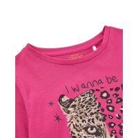 Losan Mädchen Langarmshirt I wanna be a star pink Leostyle