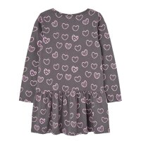 Losan Mädchen Kleid Langarm Jersey Herzen...