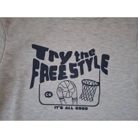 Losan Jungen Kapuzensweatshirt Basketball ice melange